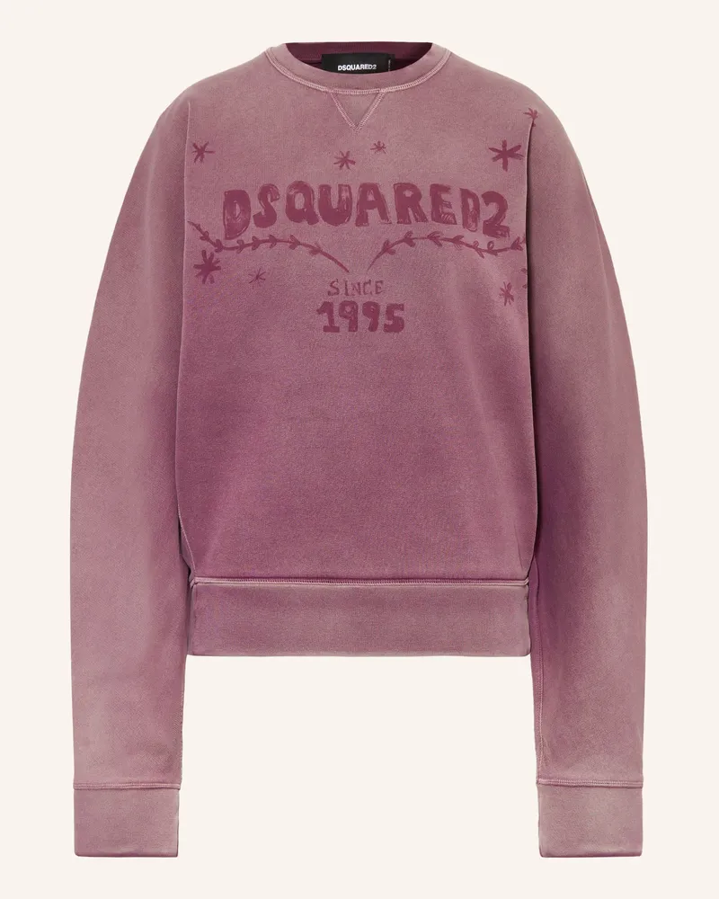 Dsquared2 Sweatshirt Dunkelrot