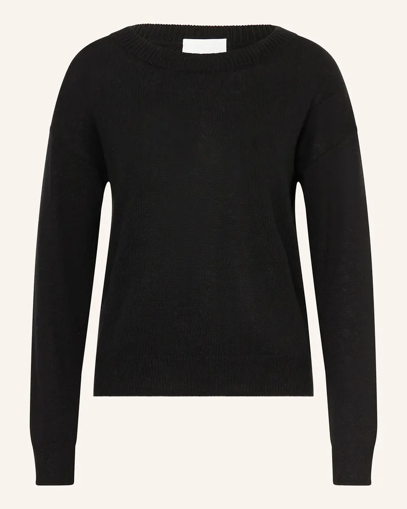 ALLUDE Cashmere-Pullover Schwarz