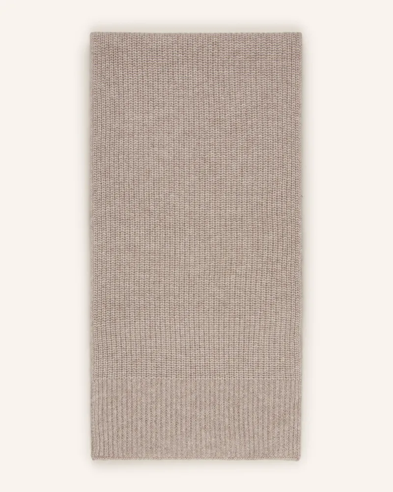 Mrs & HUGS Schal Mit Cashmere beige Taupe