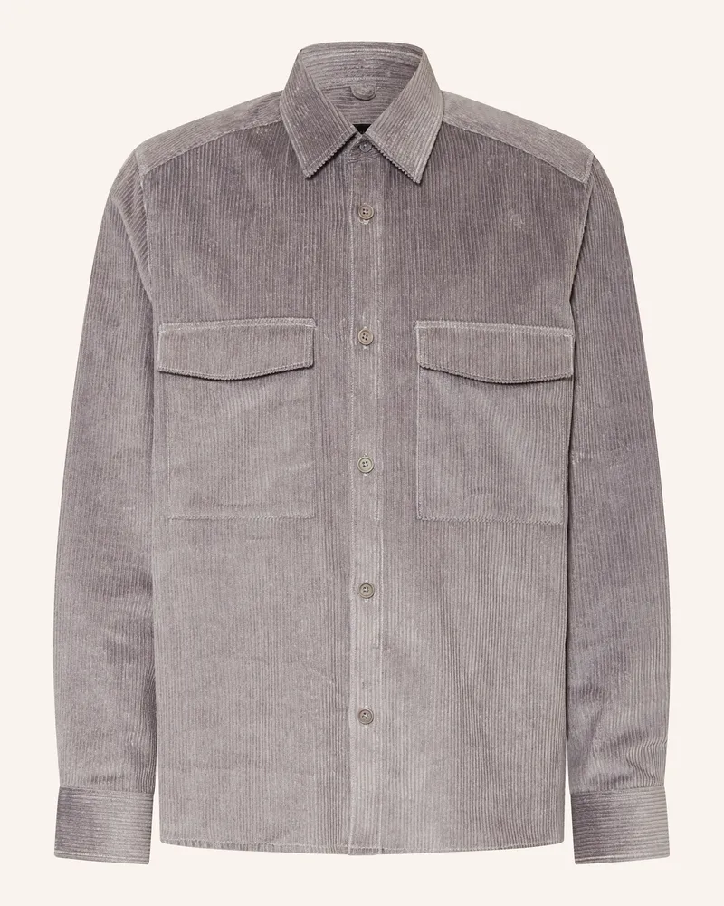 Drykorn Cord-Overjacket Gunray grau Taupe
