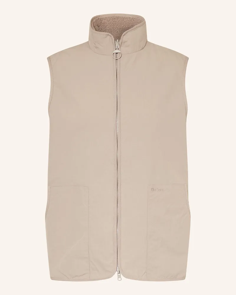 Barbour Teddyfell-Weste zum Wenden Beige