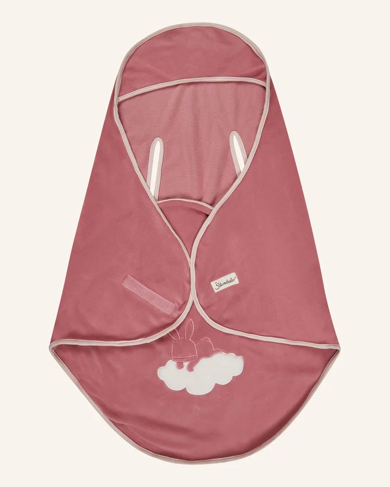 Sterntaler Einschlagdecke Microfleece Hanni Rosa