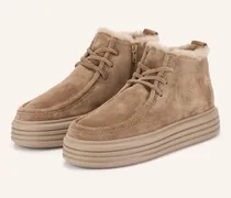 Plateau-Boots Lilo braun