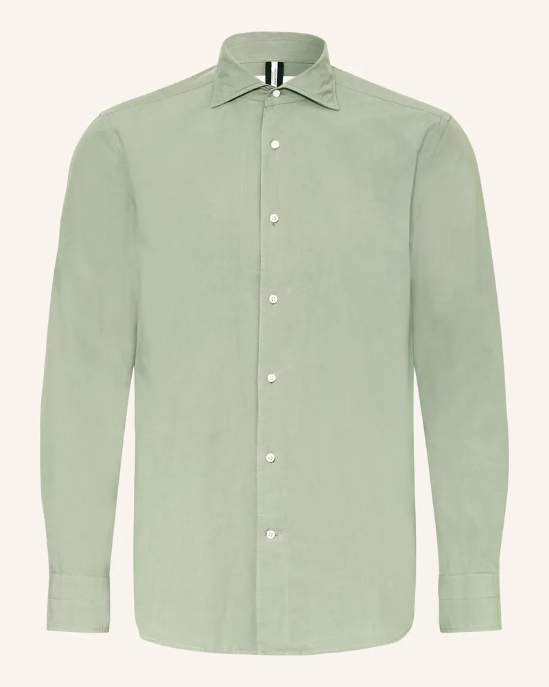 Profuomo Hemd Relaxed Fit Khaki