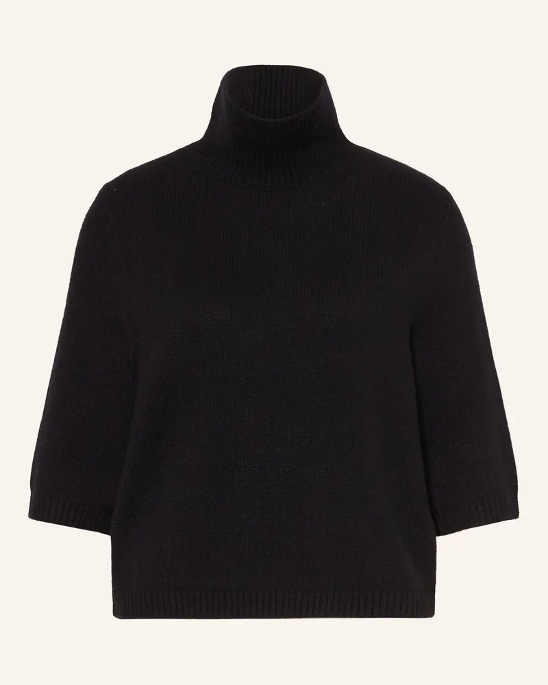 Oui  Strickshirt schwarz Schwarz
