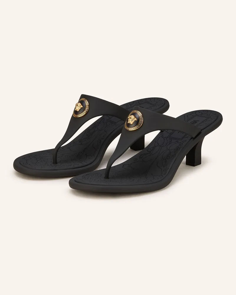 Versace Zehentrenner Alia schwarz Schwarz