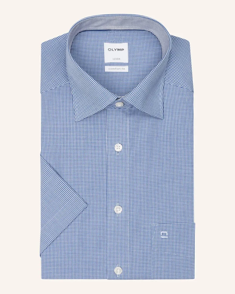 Olymp Kurzarm-Hemd Luxor comfort fit Blau
