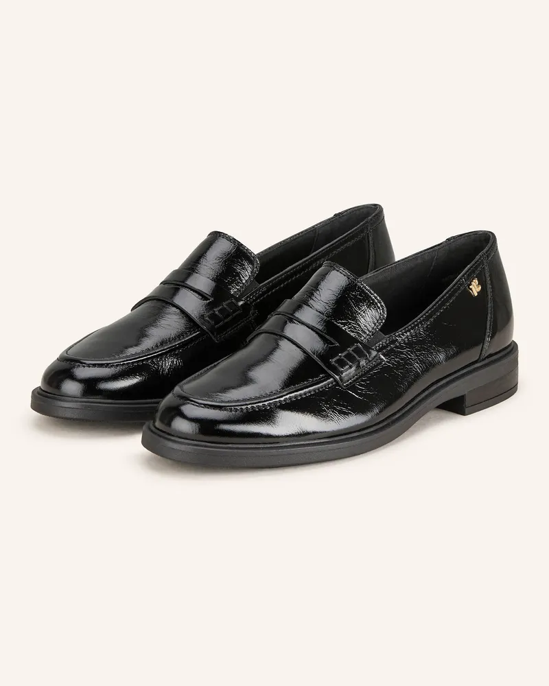paul green Penny-Loafer schwarz Schwarz