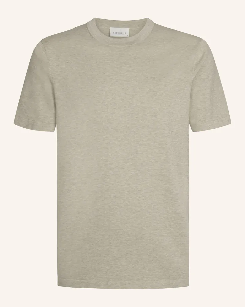 Profuomo T-Shirt beige Creme