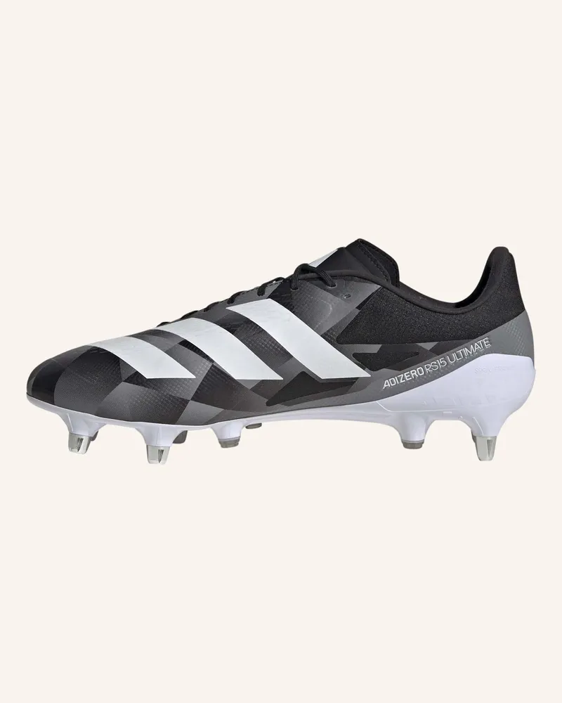 adidas ADIZERO RS15 ULTIMATE SG RUGBYSCHUH Schwarz