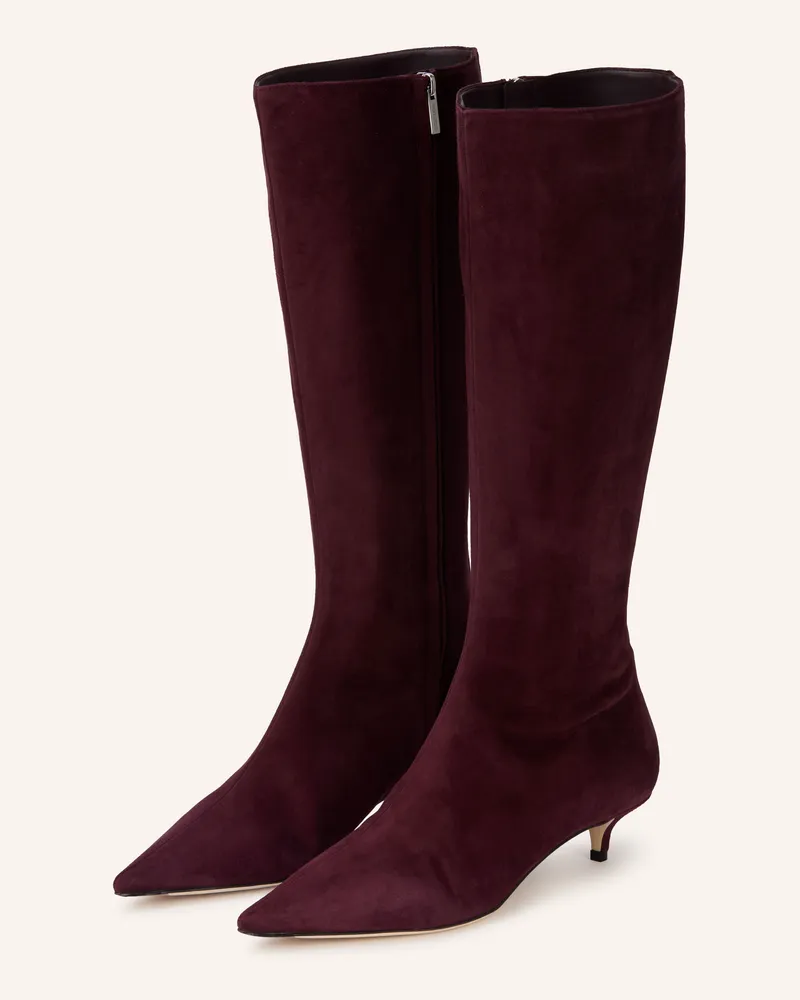 Jimmy Choo Stiefel Amis 35 rot Dunkelrot
