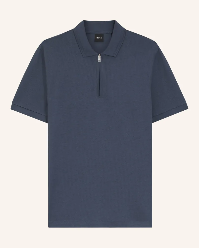 HUGO BOSS Poloshirt H-Paras 70 Regular Fit blau Blau