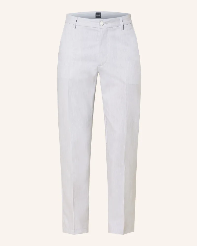 HUGO BOSS Chino Kane Modern Regular Fit weiss Hellgrau