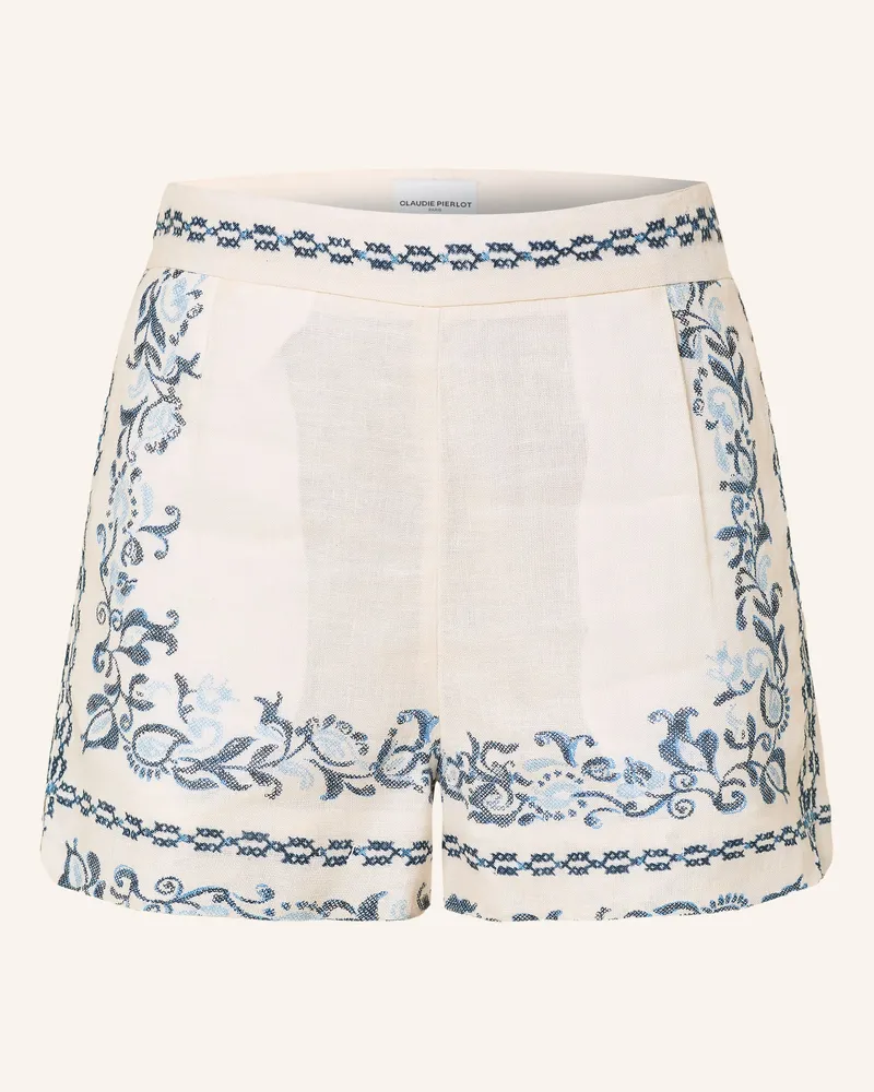 Claudie Pierlot Shorts beige Weiss
