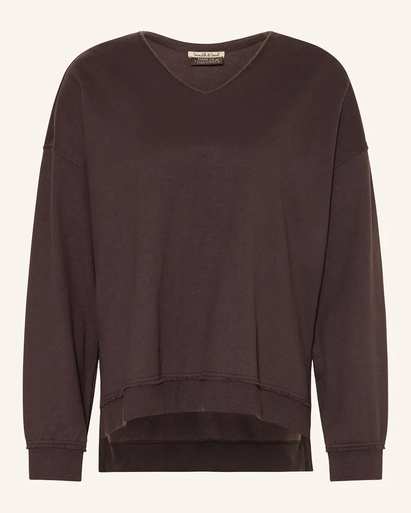 Smith & Soul Oversize-Sweatshirt Dunkelbraun