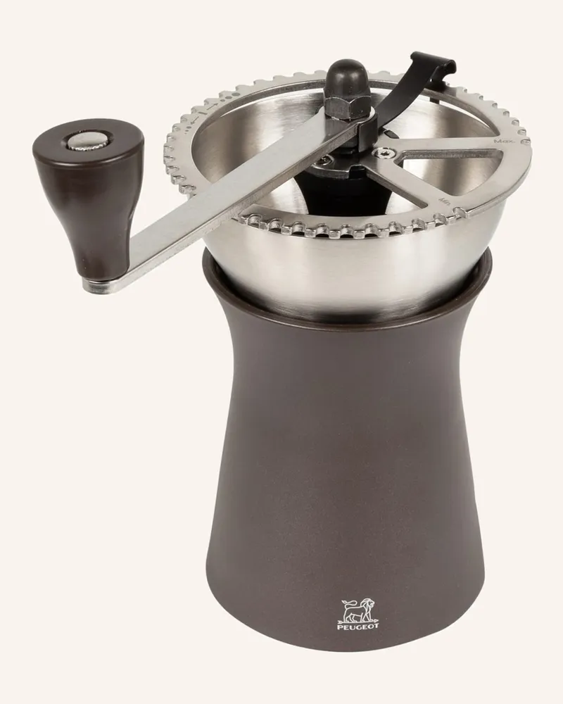 Peugeot Kaffeemühle Kronos schwarz Dunkelbraun