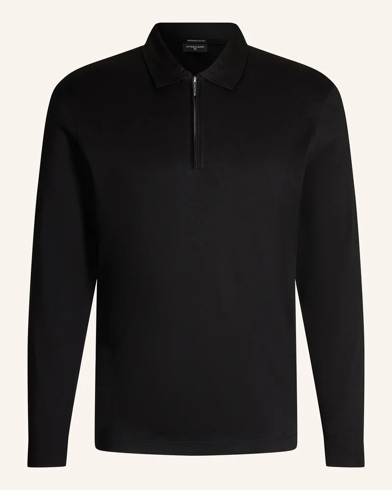 Strellson Polo-Longsleeve schwarz Schwarz