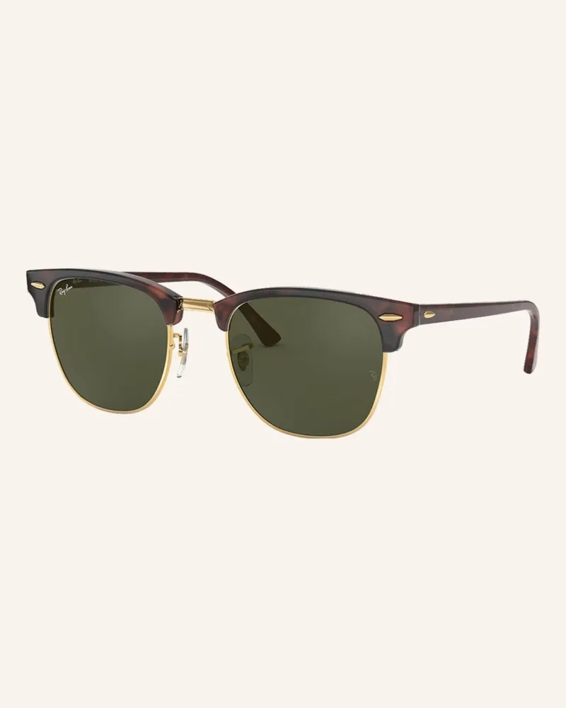 Ray Ban Sonnenbrille rb3016 Clubmaster braun W0366