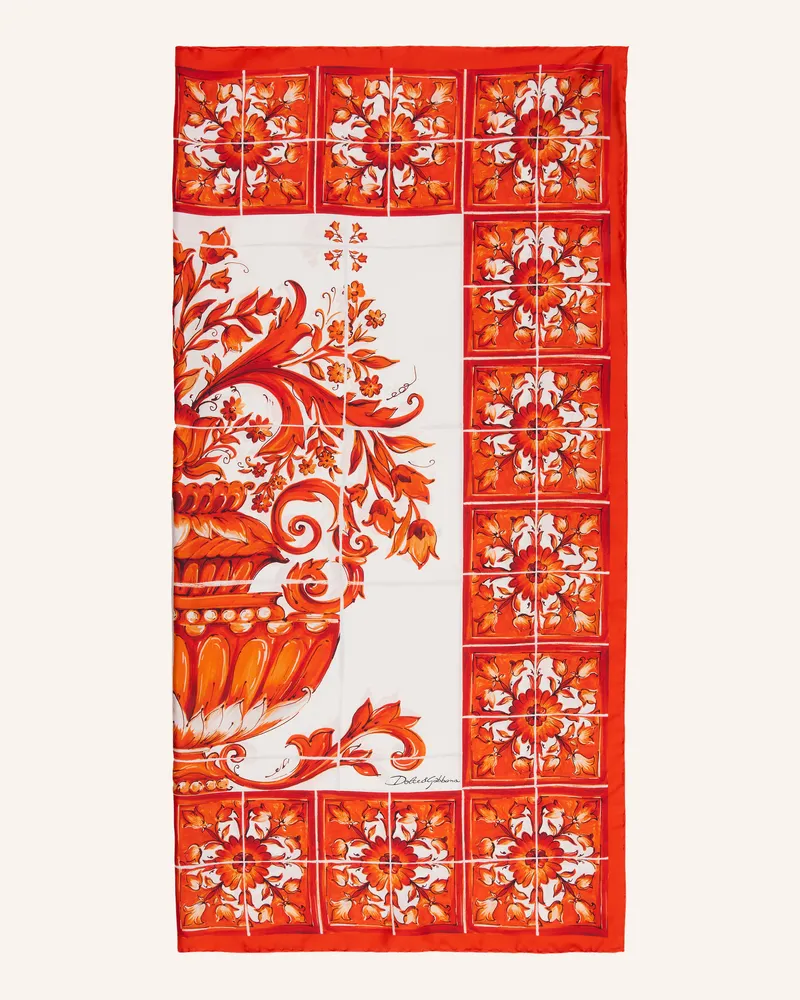 Dolce & Gabbana Seidentuch orange Orange