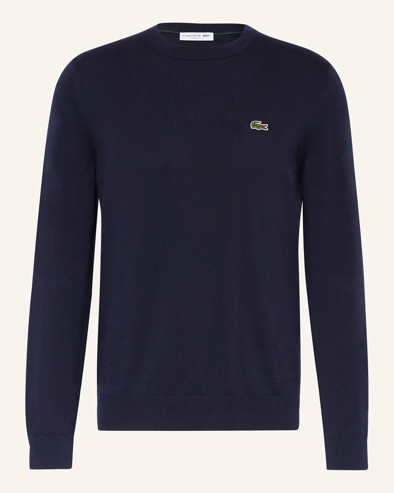 Lacoste Pullover blau Dunkelblau