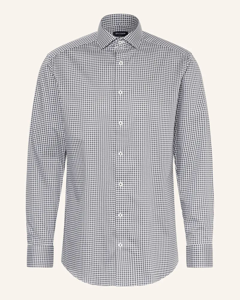 Olymp Hemd Modern Fit grau Dunkelblau
