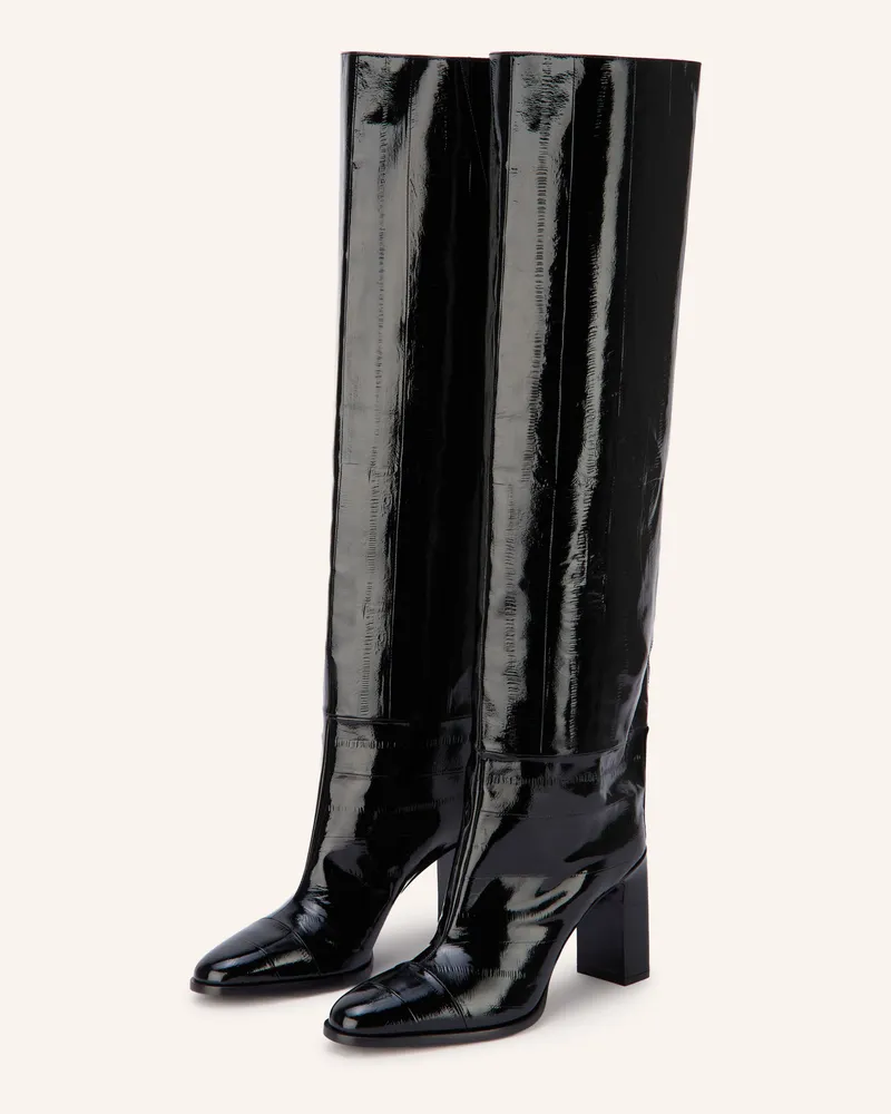 Jimmy Choo Stiefel Caly 85 schwarz Schwarz