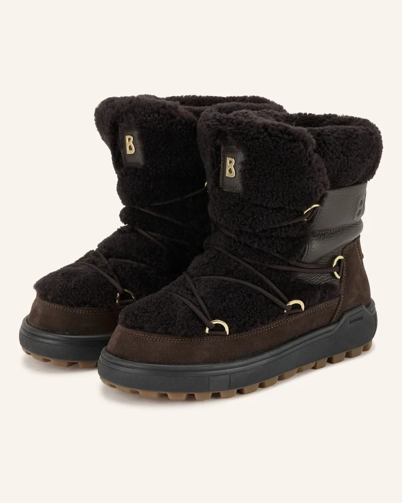 Bogner Schnürboots Chamonix braun Dunkelbraun