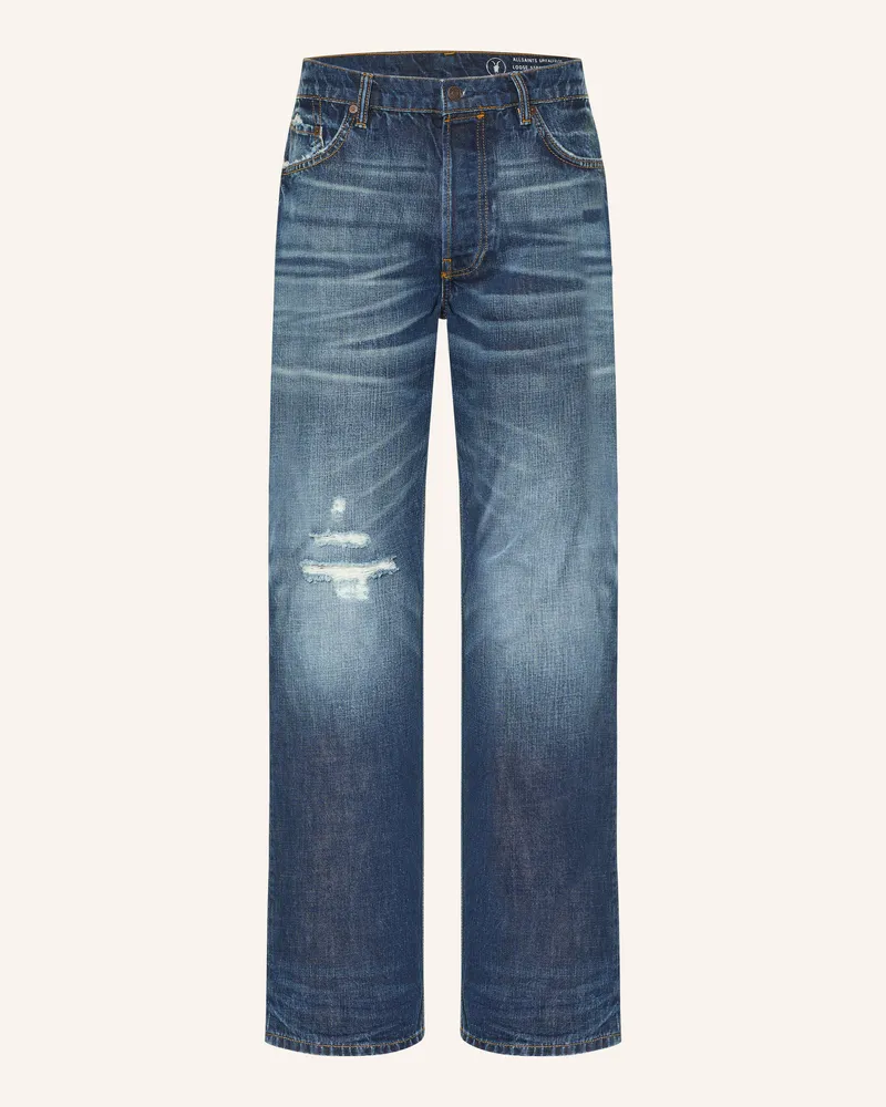 AllSaints Jeans Loose Straight Fit blau 10486