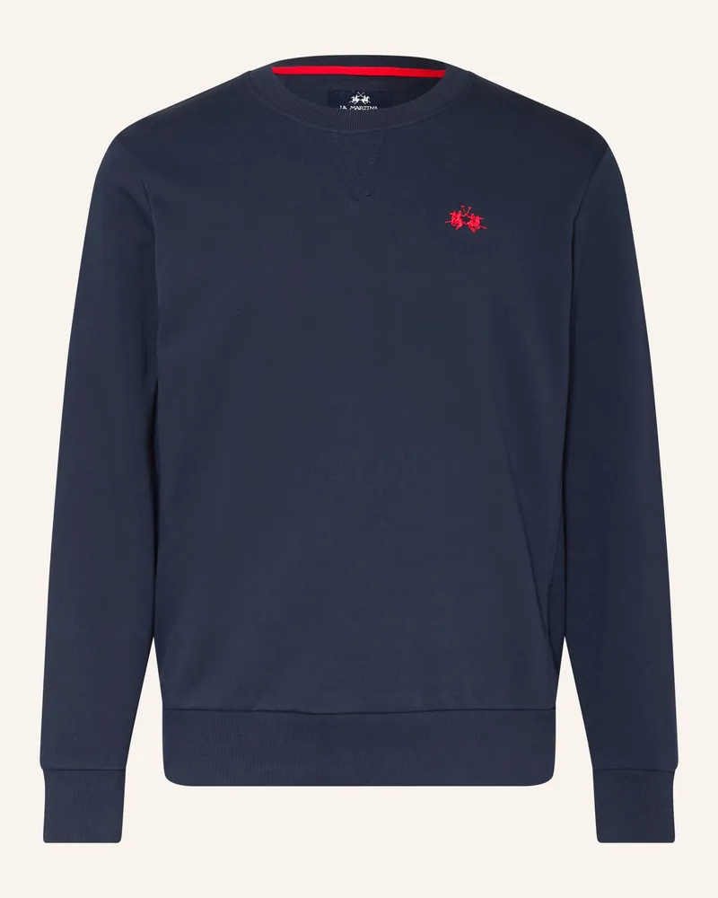 La Martina Sweatshirt blau Dunkelblau