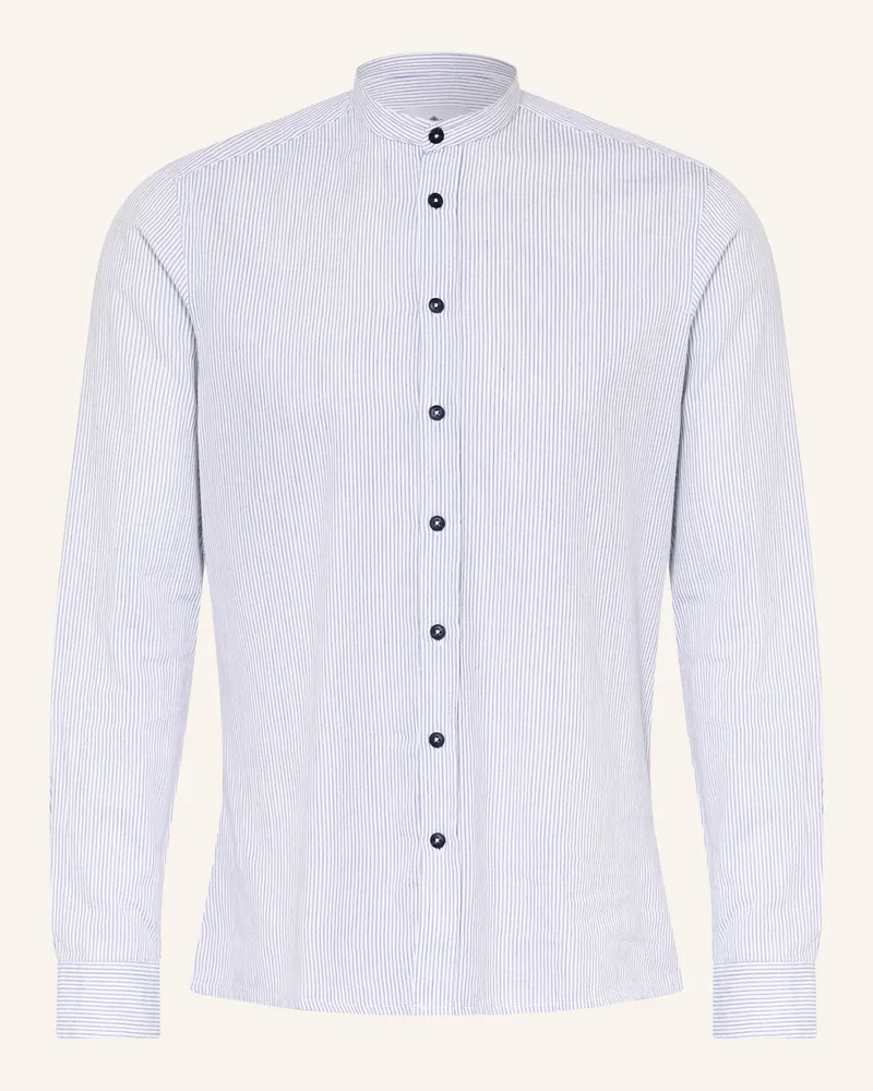 Hammerschmid Trachtenhemd Slim Fit Mit Stehkragen weiss Weiss