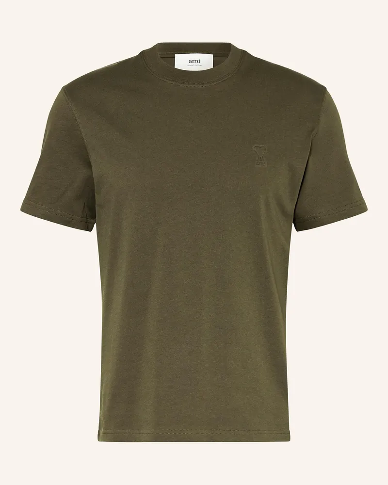 AMI Paris T-Shirt Oliv