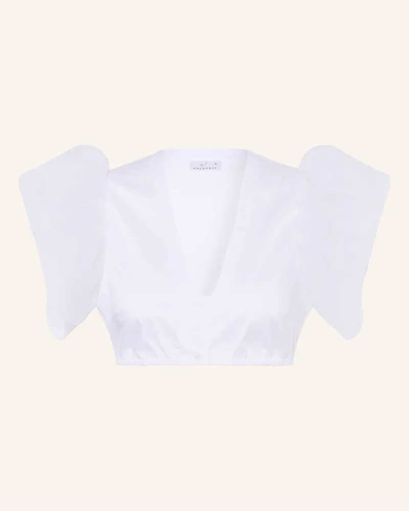 WALDORFF Dirndlbluse weiss Weiss