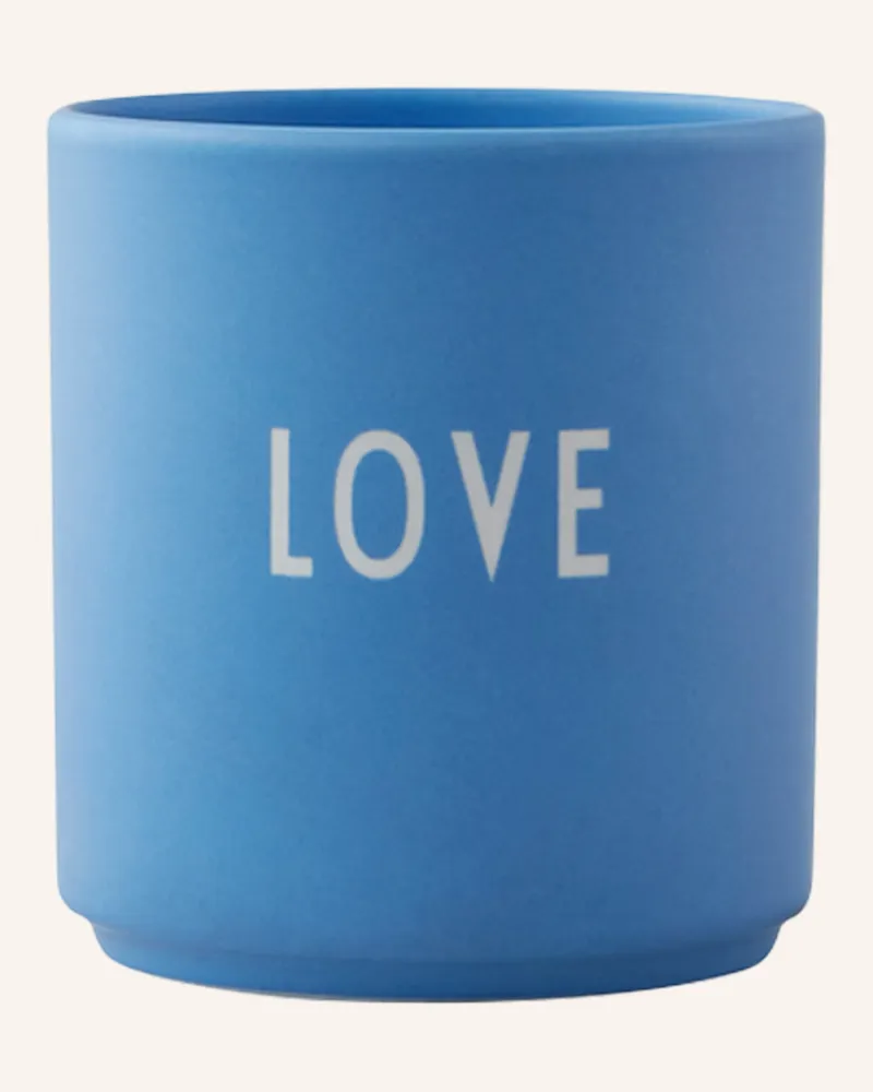 DESIGN LETTERS Becher Love blau Blau