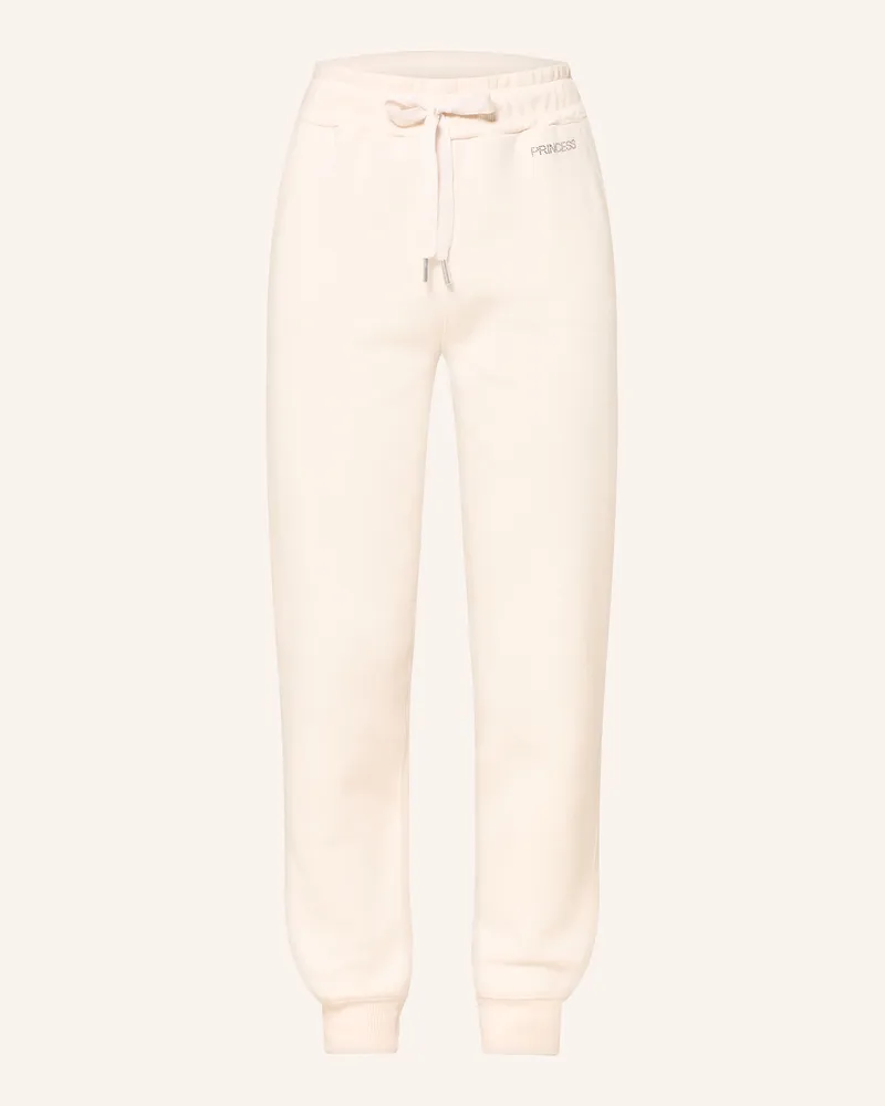 Princess goes Hollywood Sweatpants Mit Schmucksteinen weiss Creme