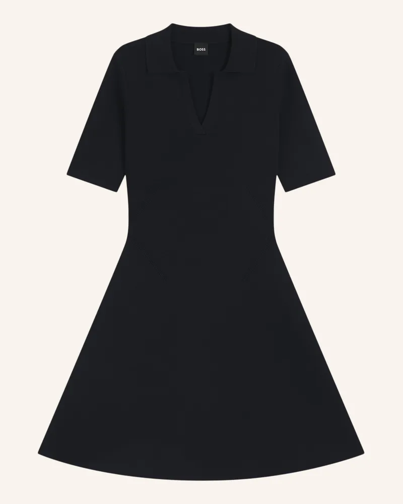 HUGO BOSS Gestricktes Kleid FELITA Dunkelblau