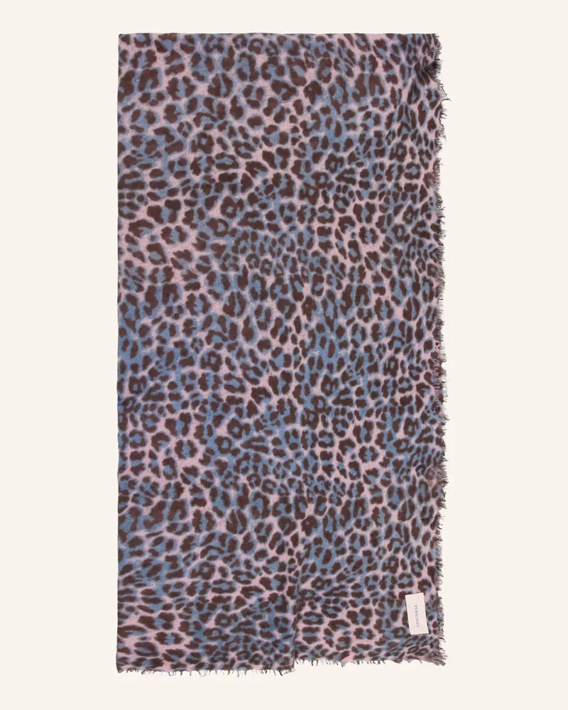 Puschoen Cashmere-Schal LEO ROSE Rosa