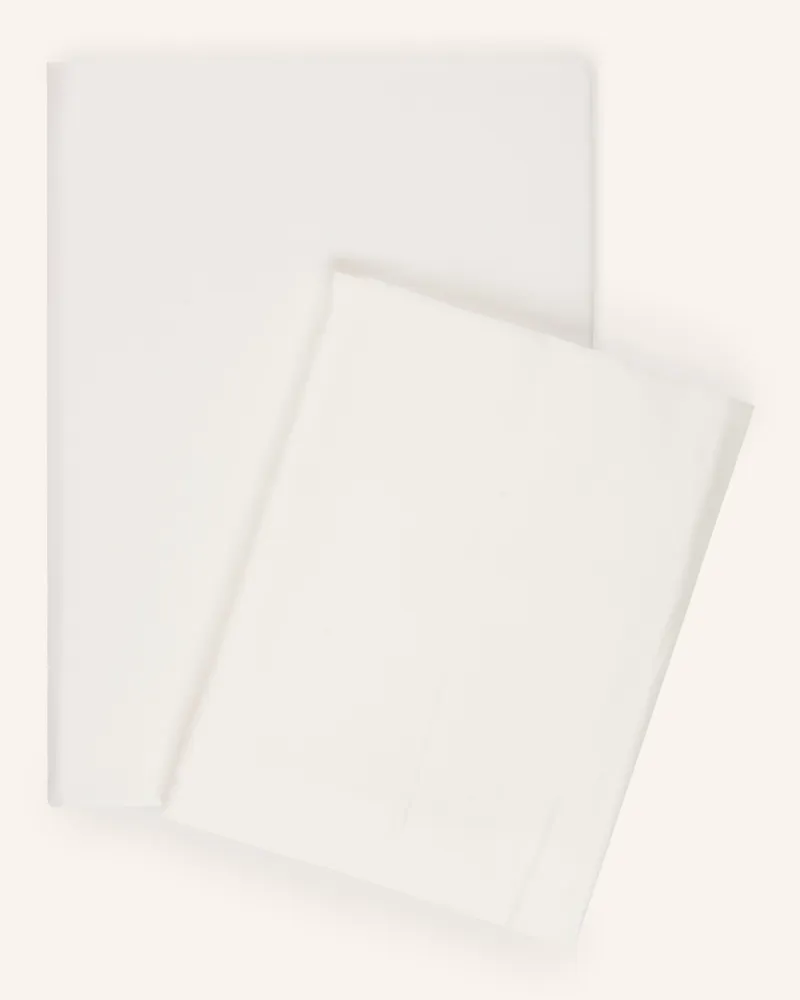 elegante Bettwäsche Simple weiss Weiss
