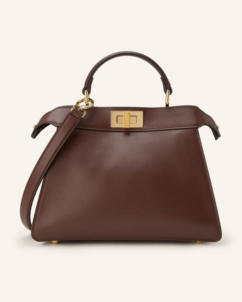 Fendi Handtasche Peekaboo Iseeu braun Braun