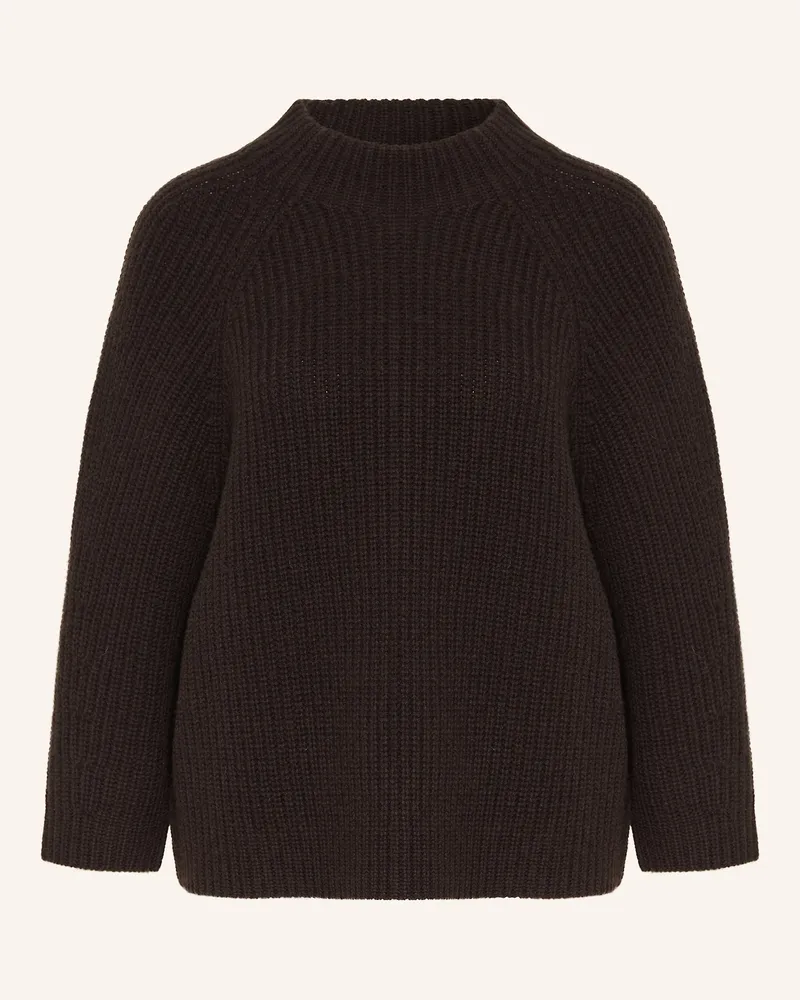 lilienfels Pullover mit Cashmere Dunkelbraun