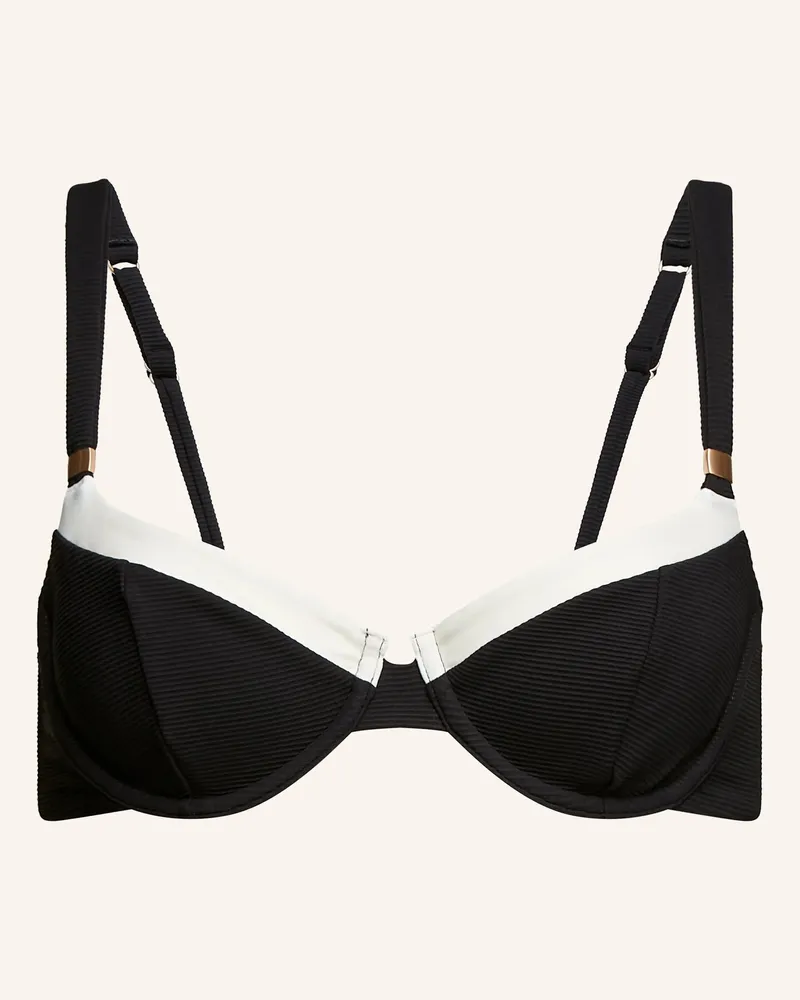Karl Lagerfeld Bikini-Top schwarz Schwarz