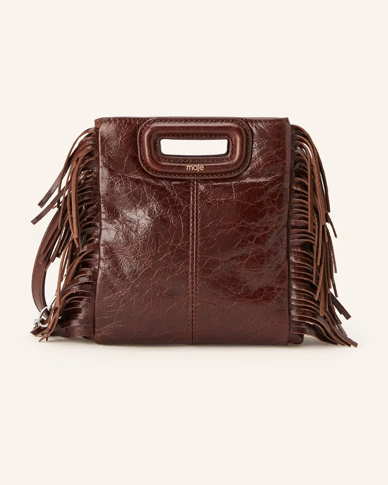 Maje Handtasche Dunkelbraun