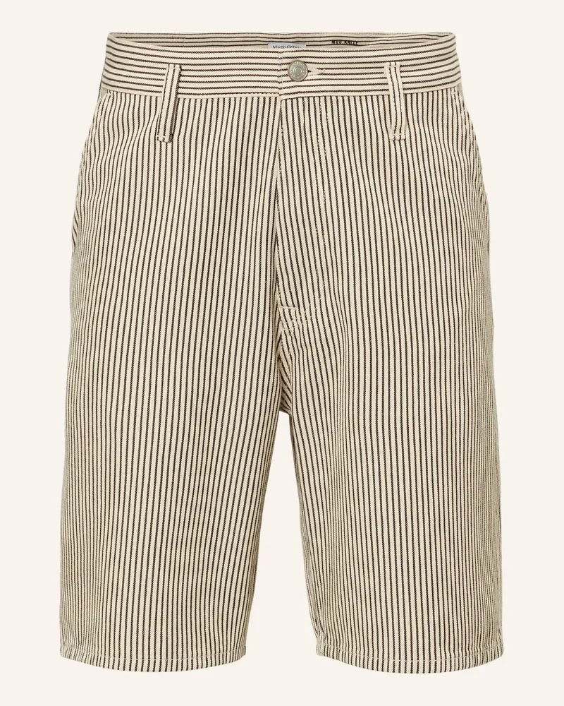 Marc O'Polo Jeansshorts Mid Waist, Wide Leg Beige