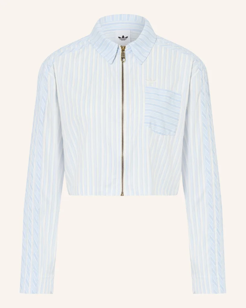 adidas Hemdbluse Essentials blau Weiss