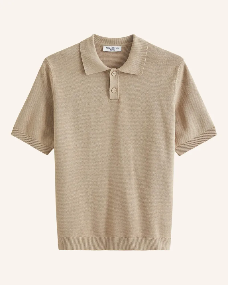 Marc O'Polo Strick-Poloshirt beige Beige