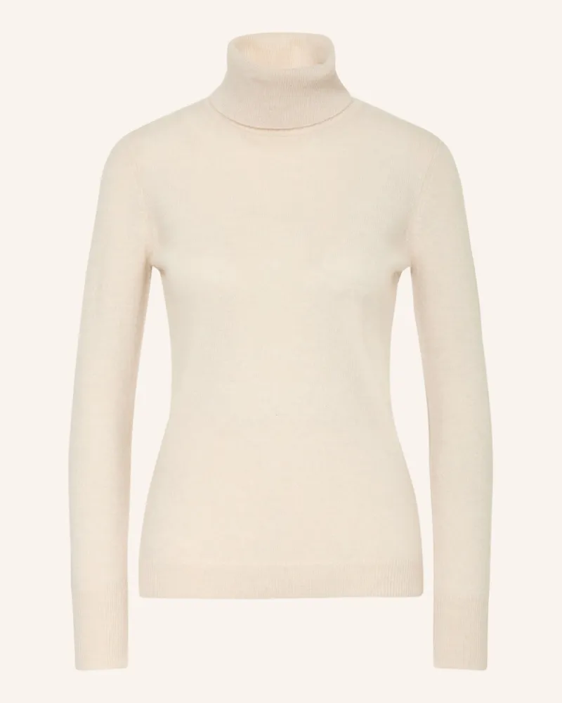 Darling Harbour Rollkragenpullover Aus Cashmere weiss Oat