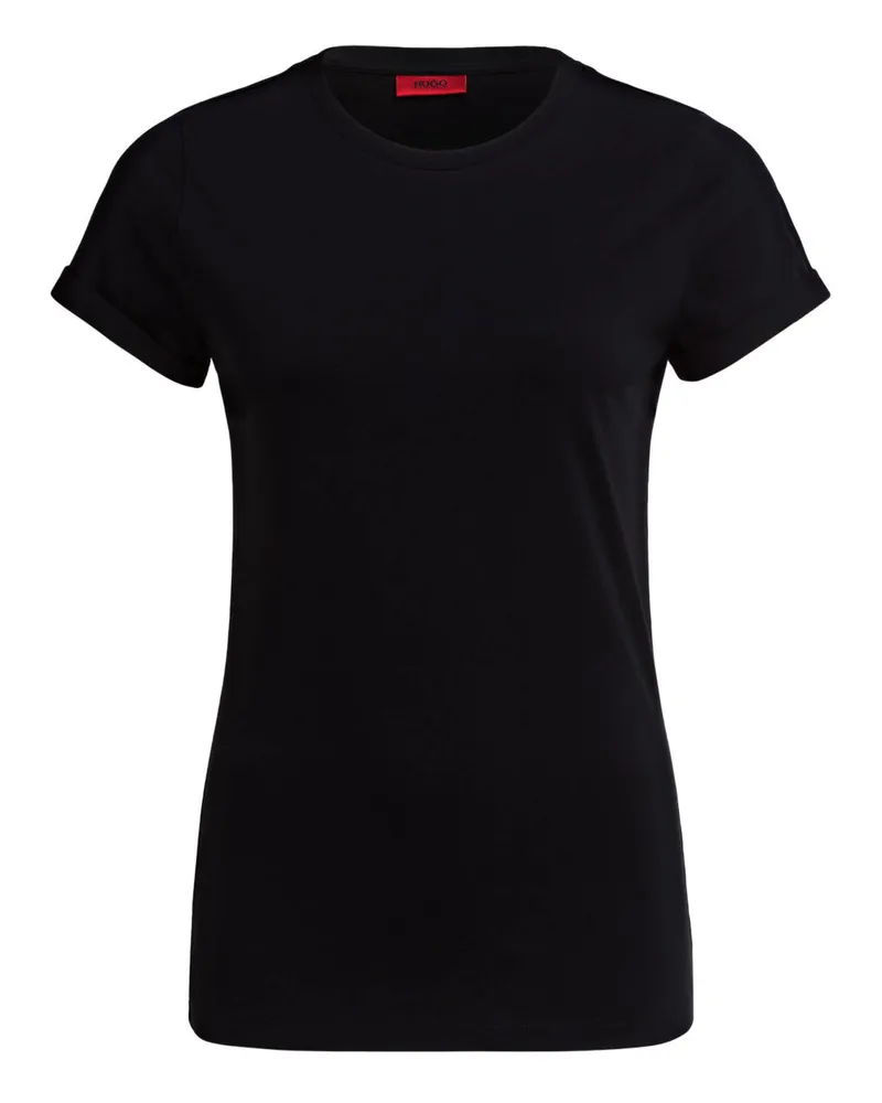 HUGO BOSS T-Shirt The Plain schwarz Schwarz