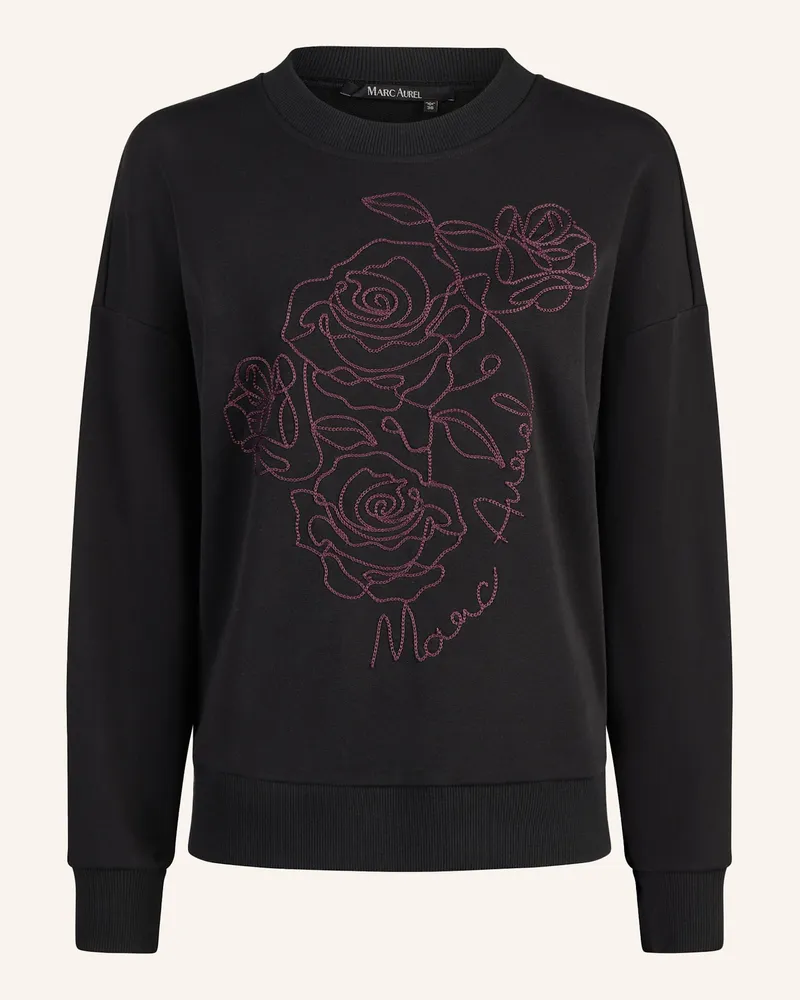 MARC AUREL Sweater schwarz Schwarz