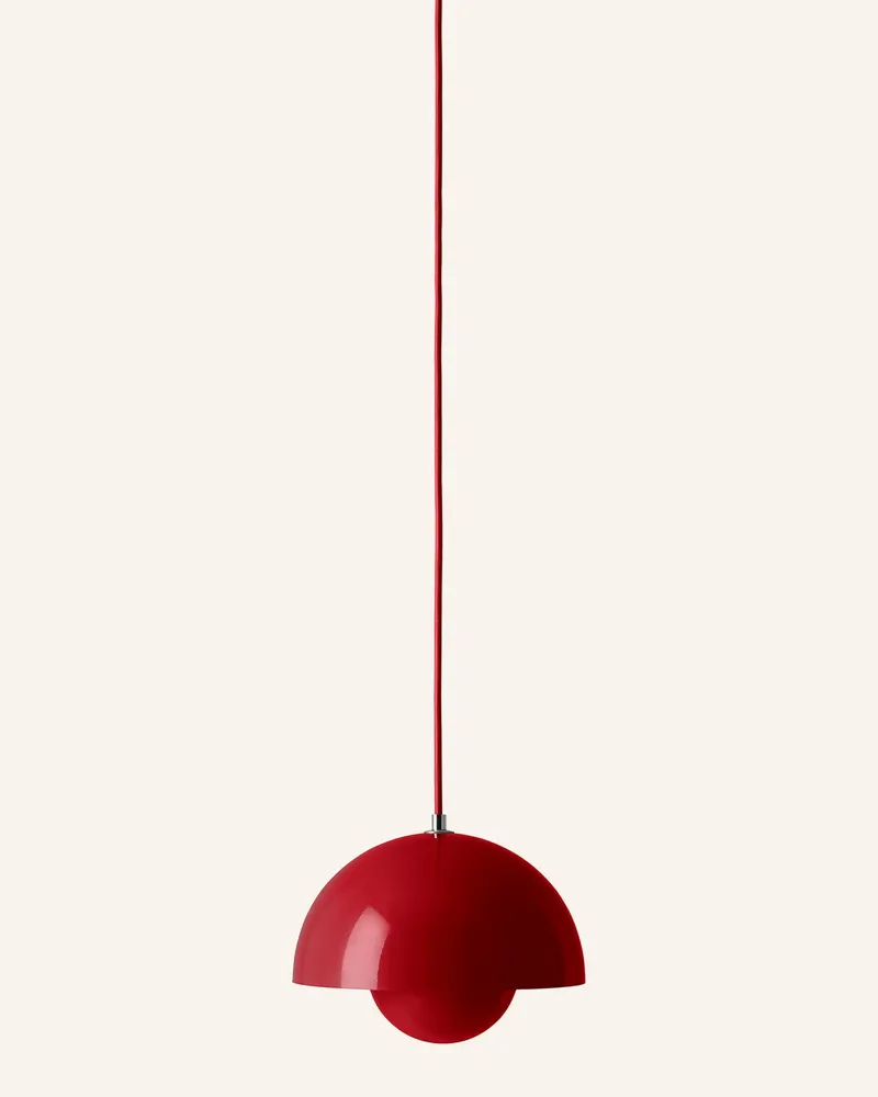 &Tradition Pendelleuchte FLOWERPOT VP1 Rot