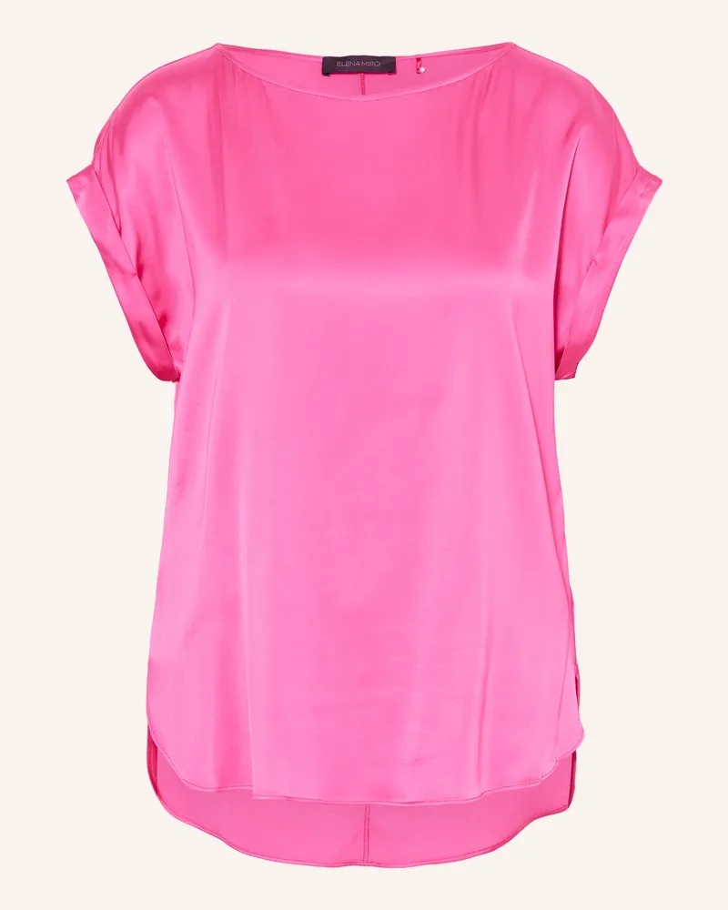 Elena Mirò Blusenshirt aus Satin Pink