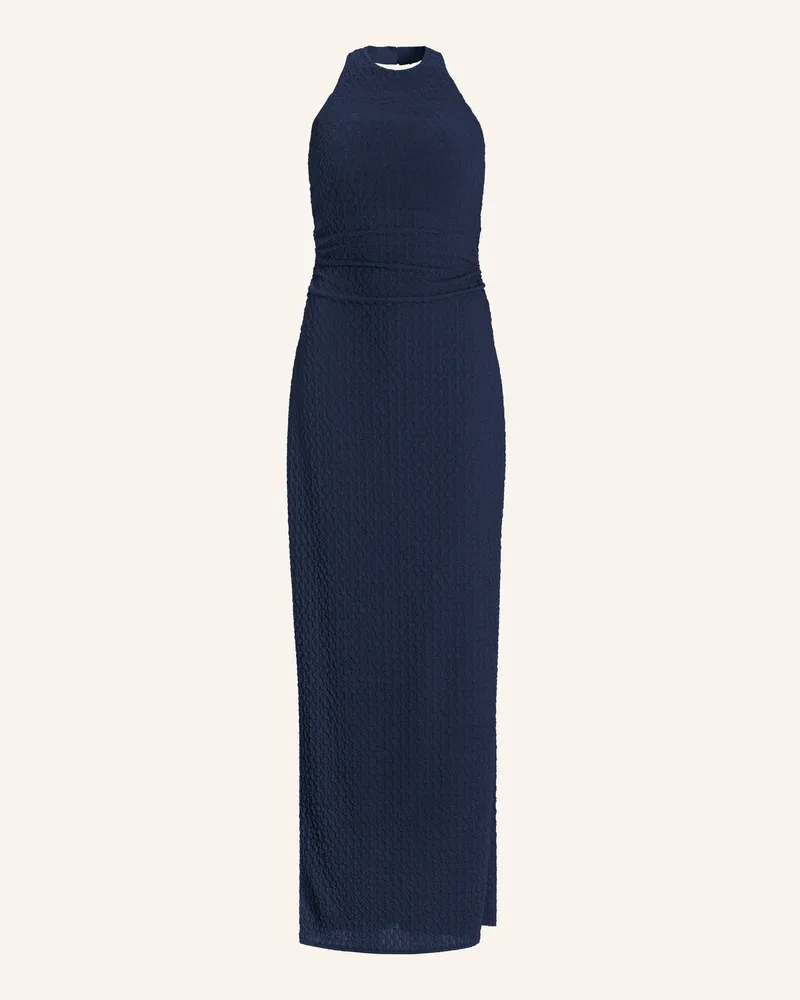 Swing Abendkleid Aus Jersey blau Dunkelblau